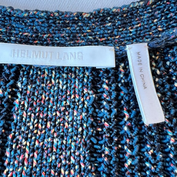 Helmut Lang Reef Knot Cropped Button Front Cardigan - Picture 10 of 12